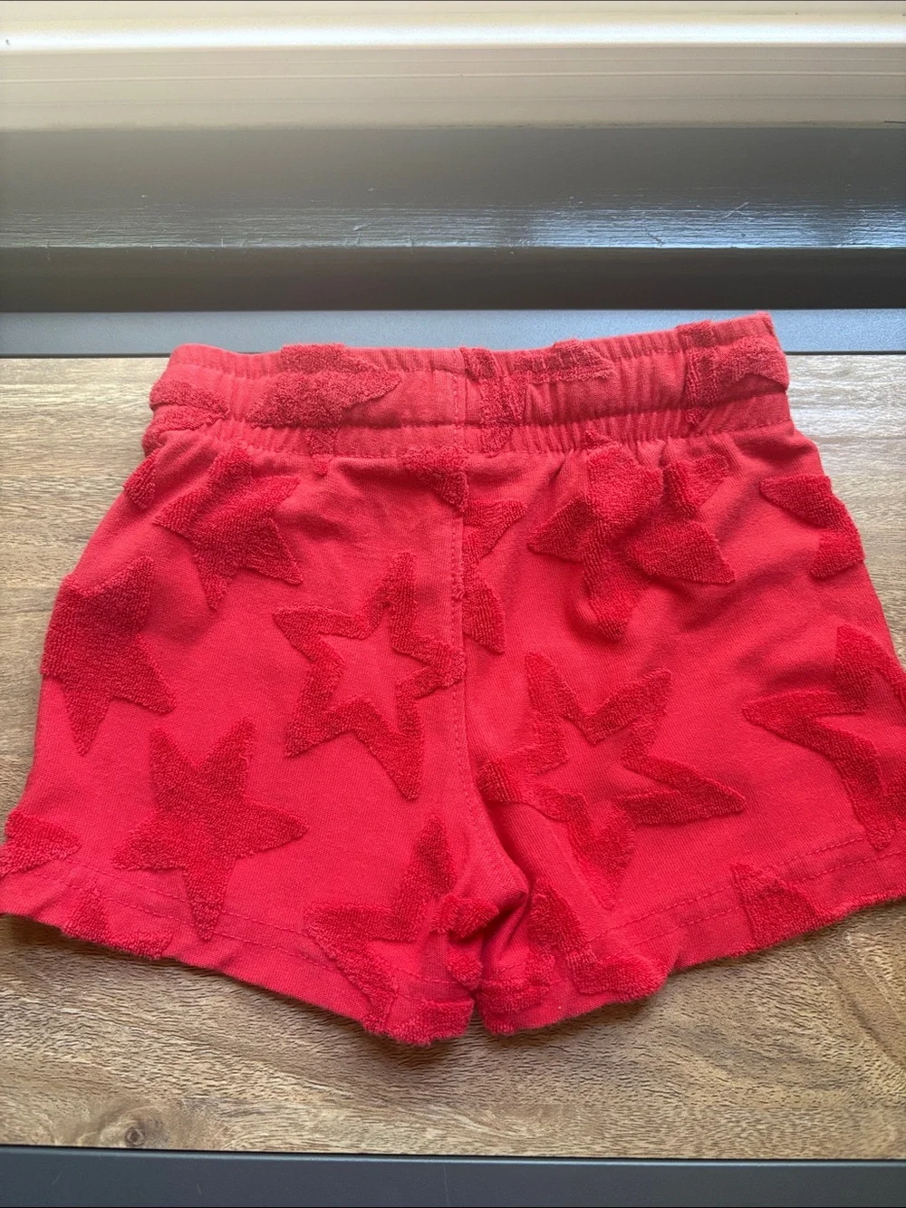 Set of 3 Comfy 18m Shorts - Light Blue, Red, and 1 Navy Shark Print bathing suit
